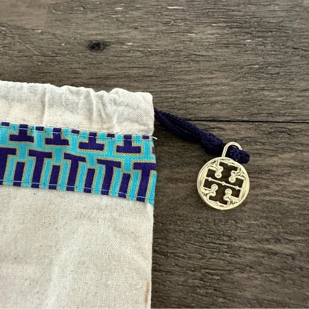 Tory Burch Canvas Dust Bag Drawstring Handbag Purse Shoes‎ Travel Designer